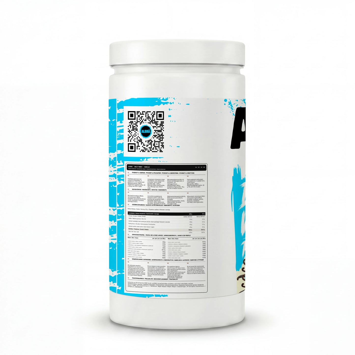 ALBRÄ Mister Vanilla Daily Whey Protein - 1000g LAUNCH DEAL