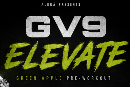 GV9 ELEVATE – Green Apple Pre-Workout (500 g)