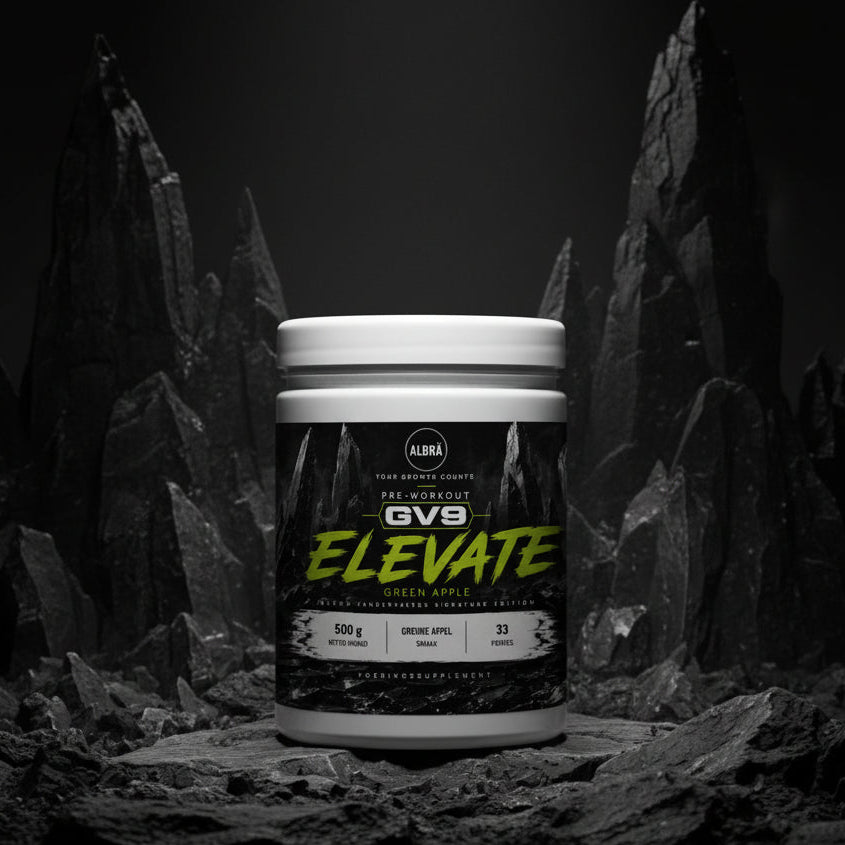 GV9 ELEVATE – Green Apple Pre-Workout (500 g)