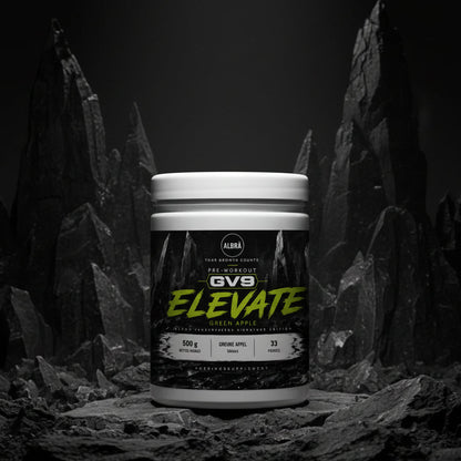 GV9 ELEVATE – Green Apple Pre-Workout (500 g)