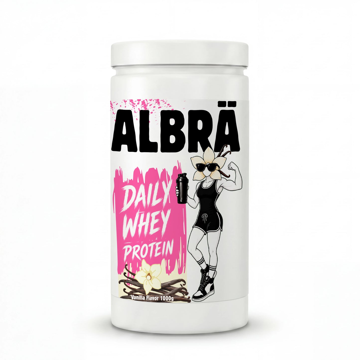 ALBRÄ Lady Vanilla Daily Whey Protein - 1000g LAUNCH DEAL