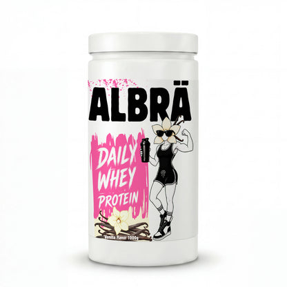 ALBRÄ Lady Vanilla Daily Whey Protein - 1000g LAUNCH DEAL