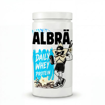 ALBRÄ Mister Vanilla Daily Whey Protein - 1000g LAUNCH DEAL