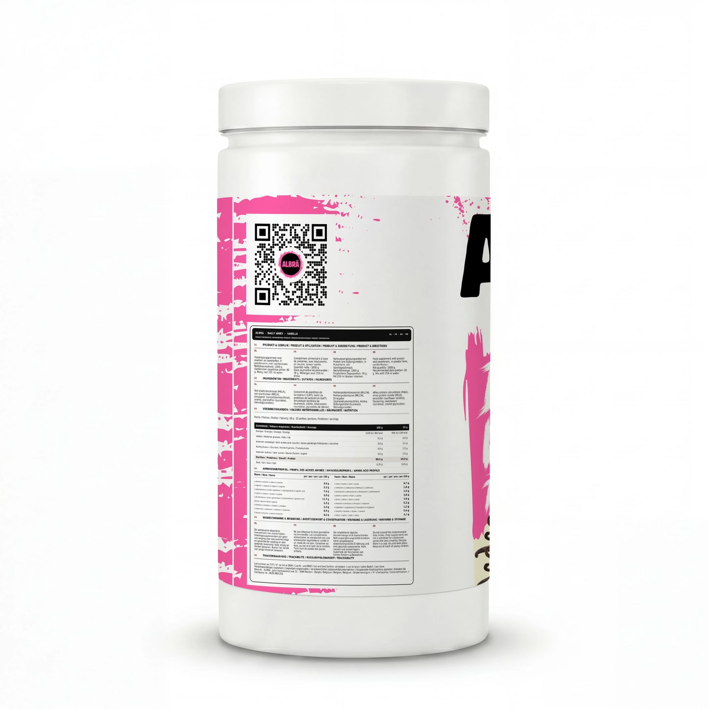 ALBRÄ Lady Vanilla Daily Whey Protein - 1000g LAUNCH DEAL